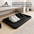 avoneriq™ EntryDeck Shoe Tray, Raised-Edge Sneaker Storage Mat for Entryway, Closet & Mudroom